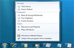 Списки переходов Windows 7